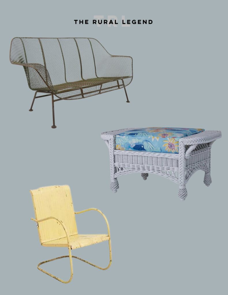 vintage outdoor furniture