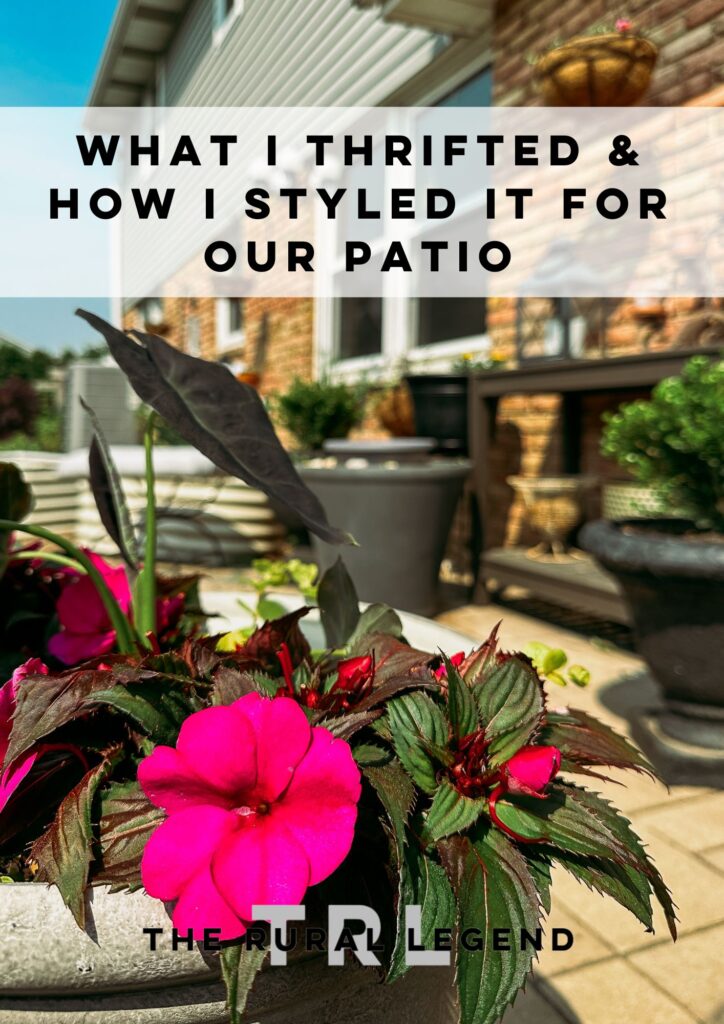 thrifted patio items