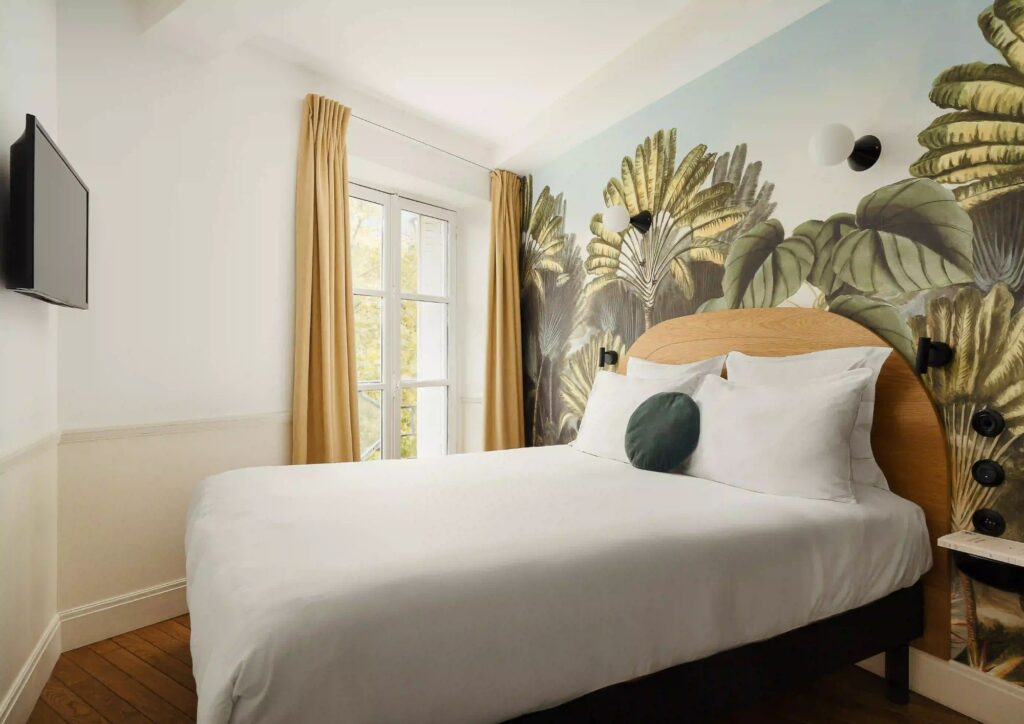 Hotel bedroom in Paris