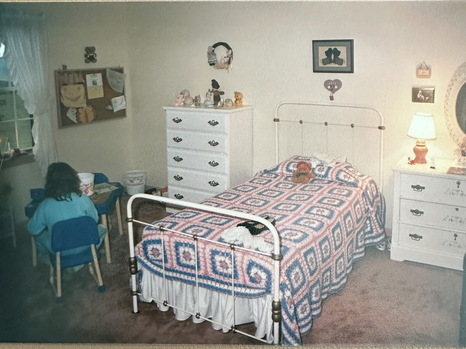 Old English Bedroom Makeover with Antique Furniture and Heirloom Pieces