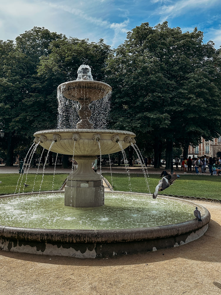 small fountain