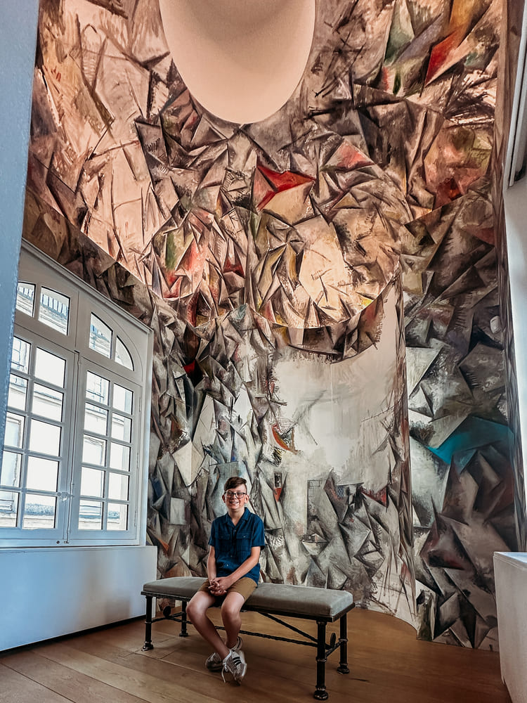 wall art piece in Picasso Museum