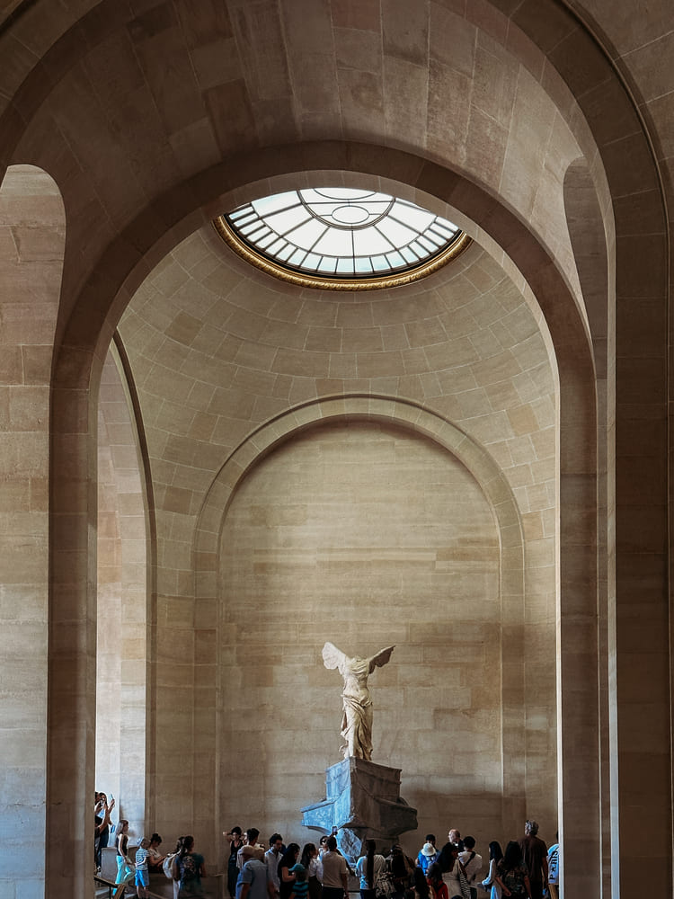 amazing art piece in the Louvre
