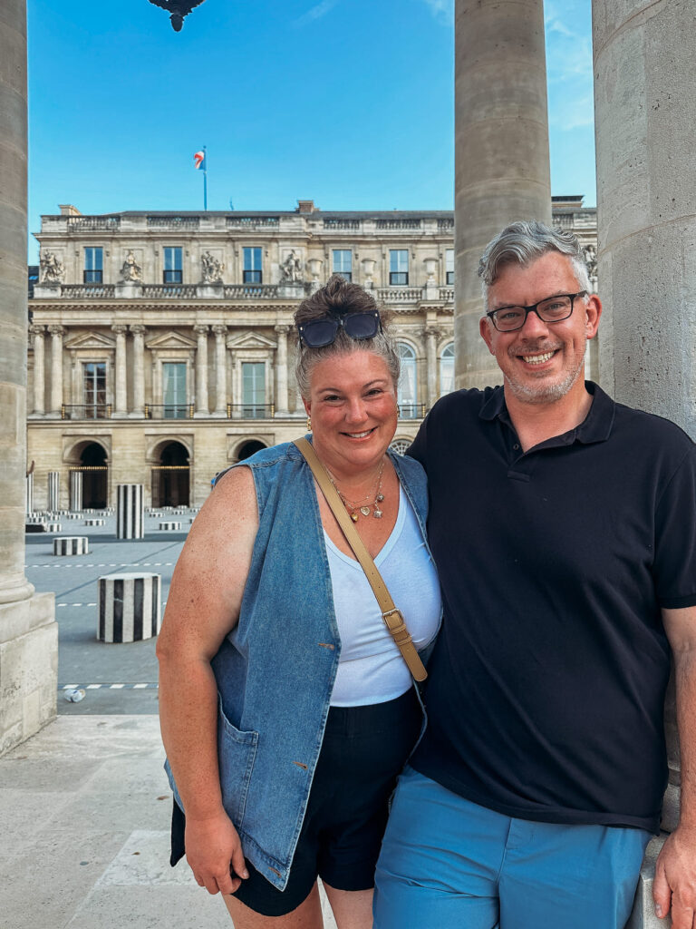 picture of husband and wife in Palais Royale