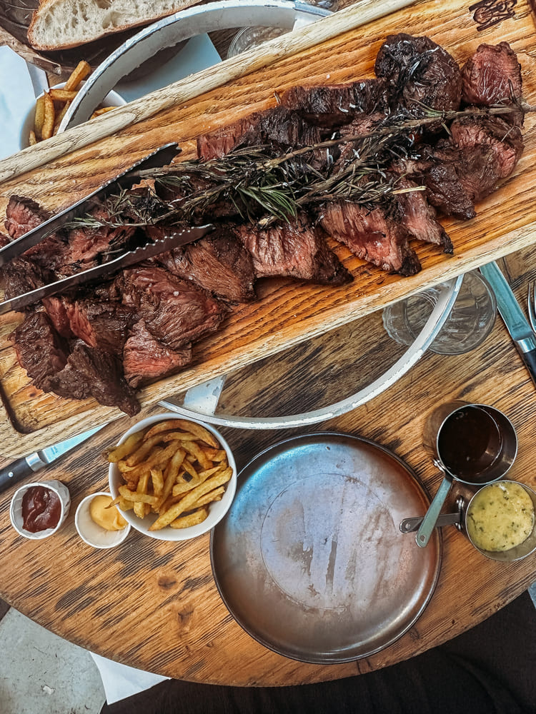 perfect steak in Nelson's